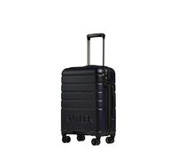 ANTLER - Logo Hard Shell Cabin Suitcase, 55x40x20cm 38L, Lightweight & Small, 4 Spinner Wheels - Adjustable Handle, Carry On, TSA Lock - Dark Purple