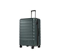 ANTLER - Logo Hard Shell Large Suitcase - Durable, Lightweight & Expandable, 4 Spinner Wheels - Adjustable Handle, TSA Lock, 81cm - Granite