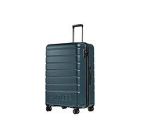 ANTLER - Logo Hard Shell Large Suitcase - Durable, Lightweight & Expandable, 4 Spinner Wheels - Adjustable Handle, TSA Lock, 81cm - Blue Grey