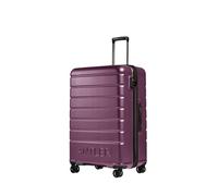ANTLER - Logo Hard Shell Large Suitcase - Durable, Lightweight & Expandable, 4 Spinner Wheels - Adjustable Handle, TSA Lock, 81cm - Dark Heather