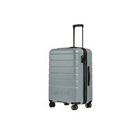 ANTLER - Logo Hard Shell Medium Suitcase - Durable, Lightweight & Expandable, 4 Spinner Wheels - Adjustable Handle, TSA Lock, 68cm - Cool Grey