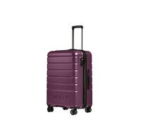 ANTLER - Logo Hard Shell Medium Suitcase - Durable, Lightweight & Expandable, 4 Spinner Wheels - Adjustable Handle, TSA Lock, 68cm - Dark Heather