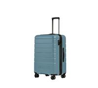 ANTLER - Logo Hard Shell Medium Suitcase - Durable, Lightweight & Expandable, 4 Spinner Wheels - Adjustable Handle, TSA Lock, 68cm - Light Blue