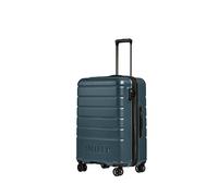 ANTLER - Logo Hard Shell Medium Suitcase - Durable, Lightweight & Expandable, 4 Spinner Wheels - Adjustable Handle, TSA Lock, 68cm - Blue Grey