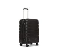 ANTLER - Logo Hard Shell Medium Suitcase - Durable, Lightweight & Expandable, 4 Spinner Wheels - Adjustable Handle, TSA Lock, 68cm - Black