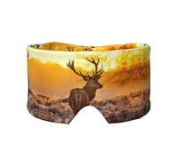 Antler Red Deer Print Print Soft Eye and Ear Muffs for Adults Sleeping Protection Cover for Travel Nap Relief