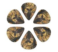 Antler Red Deer Printed Guitar Picks Plectrum,Guitar accessories,6pcs 0.46mm