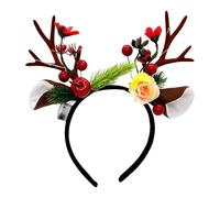 Antler Shaped Headband, Accessory for the Head that Will Be | Reindeer Antlers and Ears Headband, for Performance Role Play Accessory for Photos Meetings Ceremonies Party Wedding Birthday