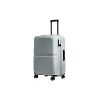 ANTLER - Single Stripe Hard Shell Medium Suitcase - Durable, Lightweight & Expandable, 4 Spinner Wheels - Adjustable Handle, TSA Lock, 68cm - Salt Blue