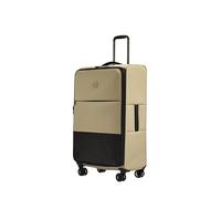 ANTLER - Soft Stripe 2.0 Large Suitcase - Durable, Lightweight & Expandable, 4 Spinner Wheels - Adjustable Handle, TSA Lock, 81cm - Sand Yellow