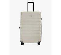 Antler Taupe Icon Stripe Large Hard-shell Polycarbonate Suitcase 78.5cm