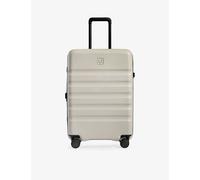 Antler Taupe Icon Stripe Medium Shell Four-wheeled Suitcase 67cm