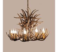 antlers american country living room dining room bar retro lamps mediterranean bar personality creative antler chandelier (only antler material is pvc)