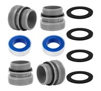 ANTOBLE 38 mm Pool Hose Pool Adapter Hose Conversion Kit 40 mm to DN40 (1 1/2 Inch) for Intex, Coleman & Hayward Pool Hose Adapter 4560