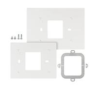 ANTOBLE THP2400A1027W Thermostat Wall Plate Backplate White Coverplate Assembly Compatible with Honeywell Thermostat