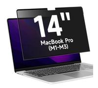 ANTOGOO V Upgrade Privacy Screen Filter Compatible with MacBook Pro 14 Inch (M3-M1 Chip), Removable Anti Blue Light Anti Glare Laptop Privacy Filter, No Magnetic No Glue