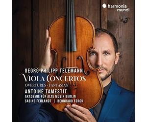 ANTOINE TAMESTIT - TELEMANN VIOLA CONCERTOS OVERTURES FANTASI - CD - N123z