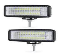 AnTom 2Pcs Reverse Flood Light 56W 15cm Daytime Running Lights Off Roading Driving Work Spot Lights for tractors for 4x4 Vehicle Mitsubishi L200, Motorbike, Bus