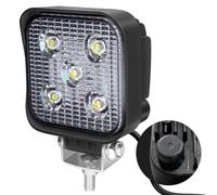antom LED Work Light 12/24/48V 4800LM 6000K Waterproof IP68 Individual Cooling Openings Additional Headlight for Off-Road SUV ATV Excavator Car UTV Tractor Premium Edition
