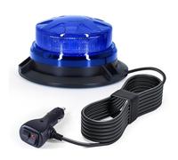 AnTom Recovery Lights Warning Light Wireless beacon light Upgraded double switch flashing Blue Lights Bar 12V 24V with Magnetic Base for Car Vehicle Truck Trailer-3M cable with 8 Patterns