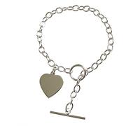 ANTOMUS® 4MM WIDE SOLID SILVER 925 BRITISH MADE TRACE T BAR NECKLACE 20 INCH