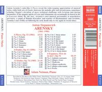 ANTON ARENSKY: PIANO MUSIC NEW CD