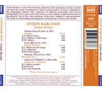 ANTON BARANOV: 2013 WINNER GUITAR FOUNDATION OF AMERICA COMPETITION NEW CD