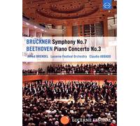 Anton Bruckner - Symphony no. 7 / Ludwig Van Beethoven - Piano concerto no. 3 [DVD] [2012]