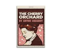Anton Chekhov The Cherry OrchardCanvas Wall Art, Aesthetic Poster Print for Bedroom & Home Decor, Modern Painting16x24inch(40x60cm)