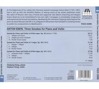 ANTON EBERL - SONATE PER VIOLINO (OPP.35, 49, 50) NEW CD