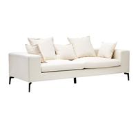 anton fabric 3 seater sofa in cream