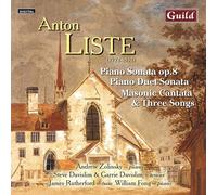 Anton Liste Piano Sonata in A (Zolinsky, Fong) (CD) Album (US IMPORT)