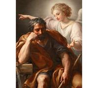 Anton Raphael Mengs The Dream Of St Joseph Large Wall Art Print Canvas Premium Poster Mural