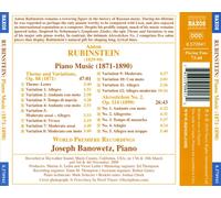 ANTON RUBINSTEIN: PIANO MUSIC (1871-1890) NEW CD