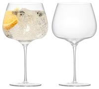 Anton Studio Designs Juno Handcrafted Gin Cocktail Glass, 700 ml, Clear, Set of 2, Great for Gin and Tonics, Wine or Cocktails
