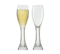 Anton Studios Design Manhattan Set of 2 Champagne Flutes