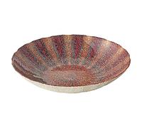 Anton Studio Designs - Nova Bowl - Diameter 33 cm - Multi Coloured Decorative Glass Bowl for Home and Holiday Decoration