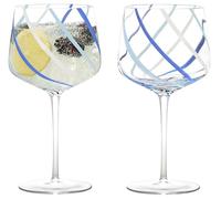 Anton Studio Designs Rio Azure Set Of 2 Gin Glasses