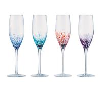 Anton Studio Designs Set of 4 Speckle Flute Glasses
