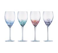 Anton Studio Designs Set Of 4 Speckle Wine Glasses
