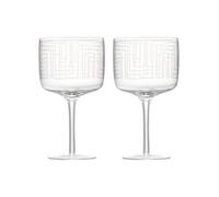 Anton Studios Anton Studio Designs Maze Set Of 2 Gin Glasses