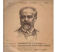 AntonÃn DvoÅ™Ã¡k - Symphony No 5 In F Major / Shakespeare Festivities March For Large Orchestra [Vinyl LP]