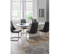 Antonette Extending Table & 6 Chairs White