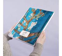 Antonia York Aria | Silk Scarf - Van Gogh Almond Blossom - Gift Box