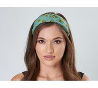 Antonia York Polka Dot Headband | Lucy Twisted Knot Alice Band - Sage & Olive Green