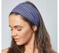 Antonia York Purple Striped Headband | Ziggy Nepalese Cotton Bandana