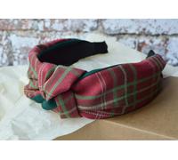 Antonia York Tartan Headband | Lucy Twisted Knot Plaid Alice Band
