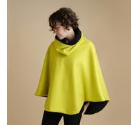Antonia York Vibrant Colour Funnel Neck Cape | Georgia Boiled Wool Fully Lined Poncho - Small / Medium - Canary Yellow