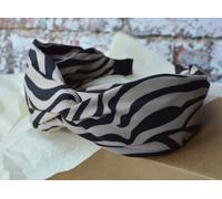 Antonia York Zebra Headband | Lucy Twisted Knot Alice Band