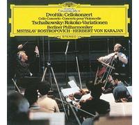 Mstislav Rostropovich Berliner Philharmoniker Herbert Karajan - Dvork Cello Concerto / Tchaikovsky Variations on a Rococo Theme [CD]